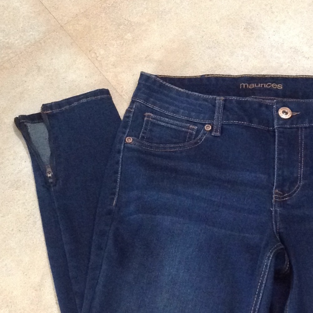 Maurice's skinny ankle jean